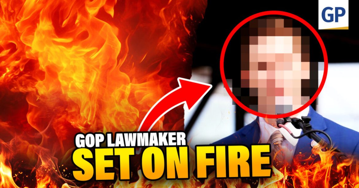 SHOCKING Assault: GOP Virginia Lawmaker Set Ablaze with GASOLINE in Office – Suspect Captured! | Elijah Schaffer (VIDEO)