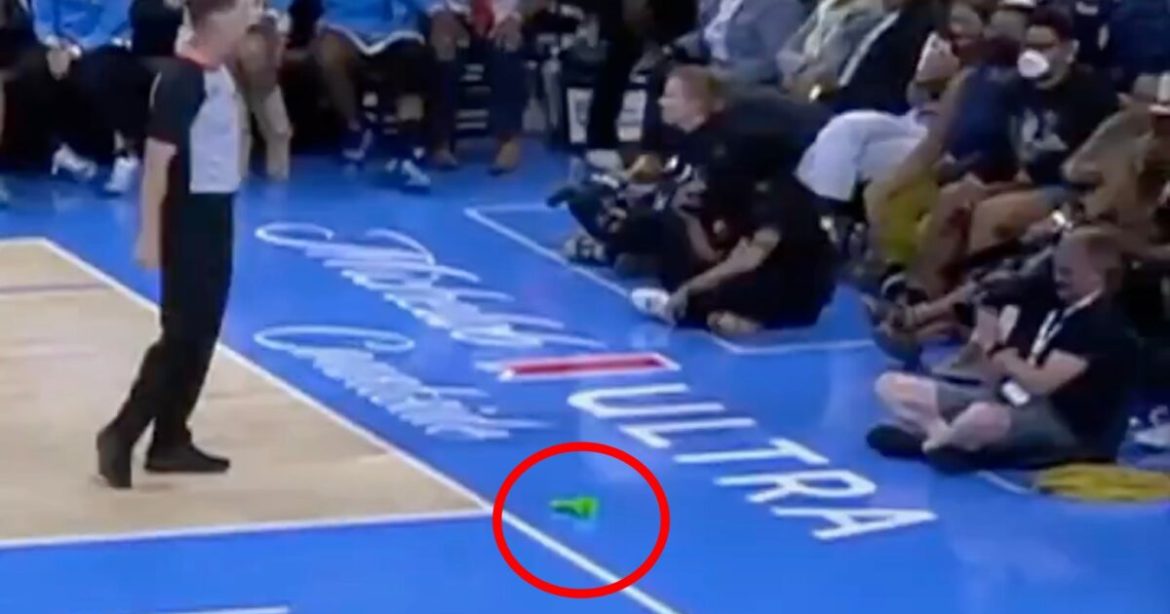 Lime-Green Dildo Thrown onto Court for the SECOND TIME in a Week at WNBA Game (VIDEO)