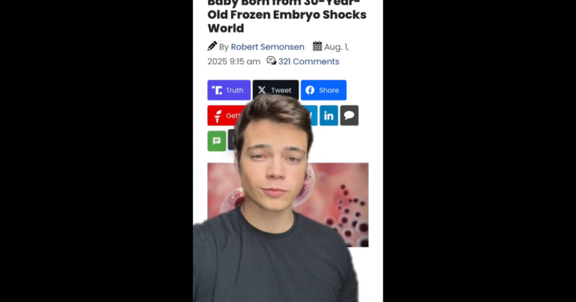 Victor Reacts: Record Setting Oldest Baby Ever Proves Pro-Life Stance True (VIDEO)